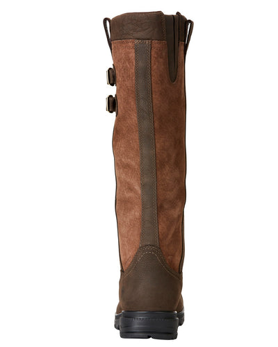 Java coloured Ariat Eskdale H20 Waterproof Boots on white background #colour_java