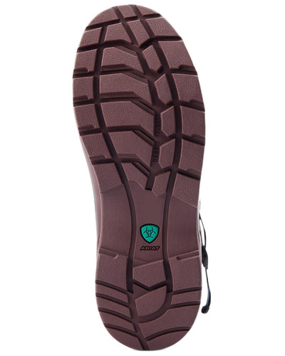 Maroon coloured Ariat Womens Kelmarsh Mid Rubber Wellington Boots on white background #colour_maroon