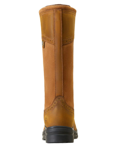 Weathered Brown Coloured Ariat Womens Wythburn II Waterproof Boots On A White Background #colour_weathered-brown