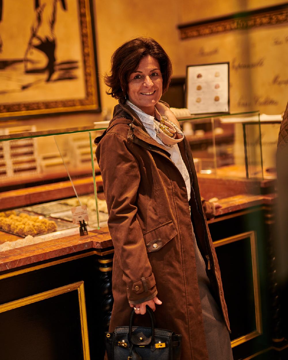 『BALEN COAT 34 BROWN』 Baleno Chelsea Mid Length Coat