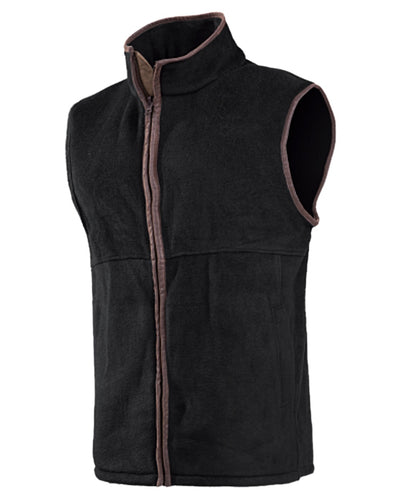 Anthracite Coloured Baleno Harvey Fleece Gilet on white background #colour_anthracite