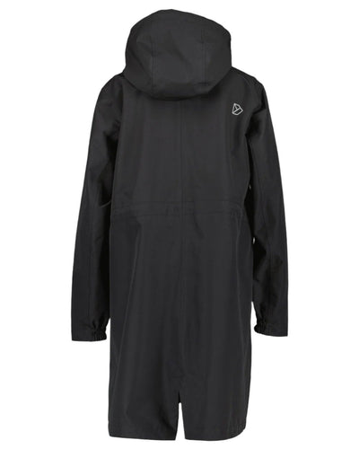 Black Coloured Didriksons Marta Womens Parka 3 On A White Background #colour_black