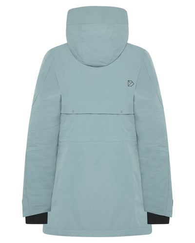 Factory Blue coloured Didriksons Frida Womens Parka 7 on white background #colour_factory-blue