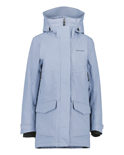 Glacial Blue Coloured Didriksons Frida Womens Parka 7 On A White Background #colour_glacial-blue