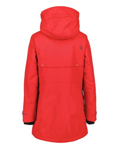 Pomme Red Coloured Didriksons Frida Womens Parka 7 On A White Background #colour_pomme-red