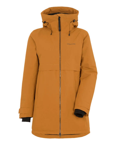 Cayenne Coloured Didriksons Helle Ladies Parka 5 On A White Background  #colour_cayenne