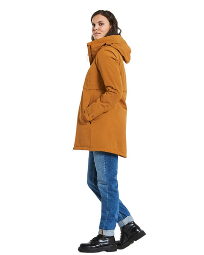 Cayenne Coloured Didriksons Helle Ladies Parka 5 On A White Background  #colour_cayenne