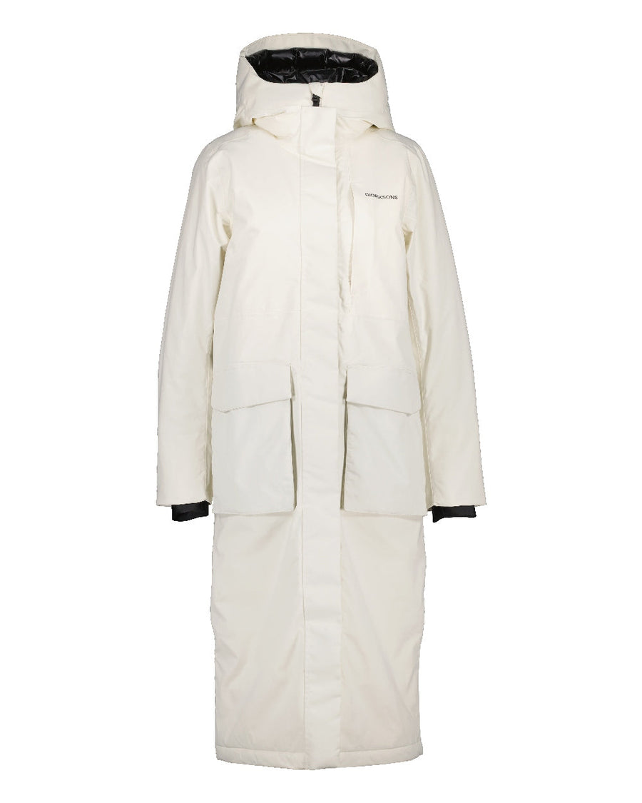 Long waterproof ladies coat with hood on sale