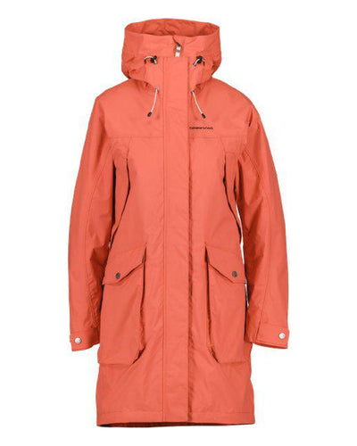 Brique Red Coloured Didriksons Thelma Womens Parka 10 On A White Background #colour_brique-red