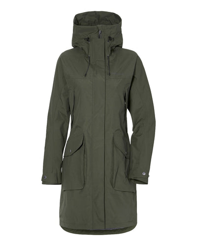 Deep Green Coloured Didriksons Thelma Womens Parka 10 On A White Background #colour_deep-green