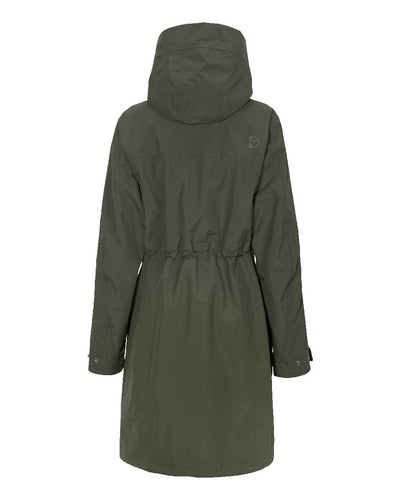 Deep Green Coloured Didriksons Thelma Womens Parka 10 On A White Background #colour_deep-green