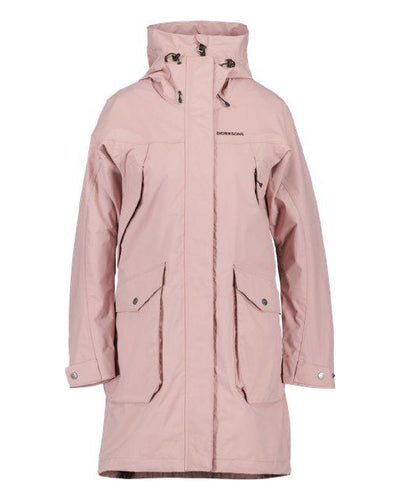 Oyster Lilac Coloured Didriksons Thelma Womens Parka 10 On A White Background #colour_oyster-lilac