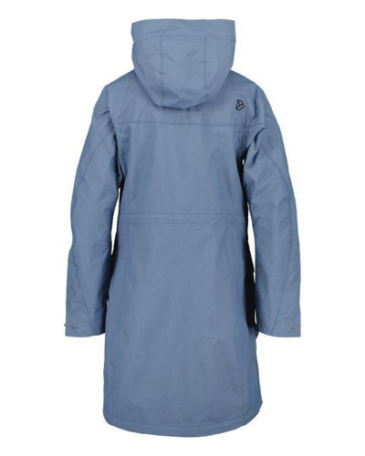 True Blue Coloured Didriksons Thelma Womens Parka 10 On A White Background #colour_true-blue