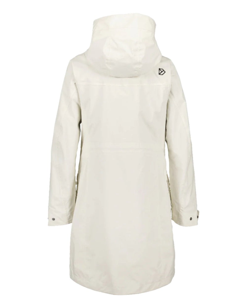 White Foam Coloured Didriksons Thelma Womens Parka 10 On A White Background 