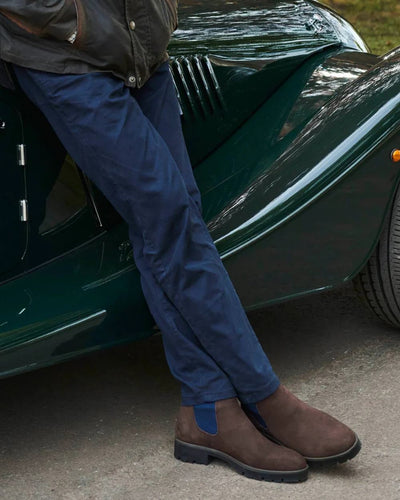 Java coloured Dubarry Antrim Country Boots on car background #colour_java