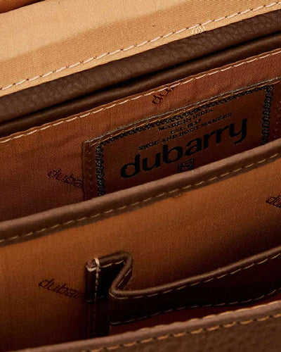 Walnut coloured Dubarry Balrickard Saddle Bag on white background #colour_walnut