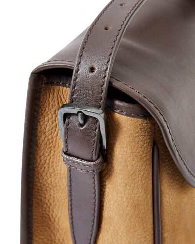 Brown coloured Dubarry Clara Leather Saddle Bag on white background #colour_brown