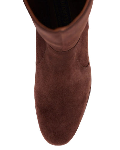 Cigar coloured Dubarry Downpatrick Knee High Boots on white background #colour_cigar