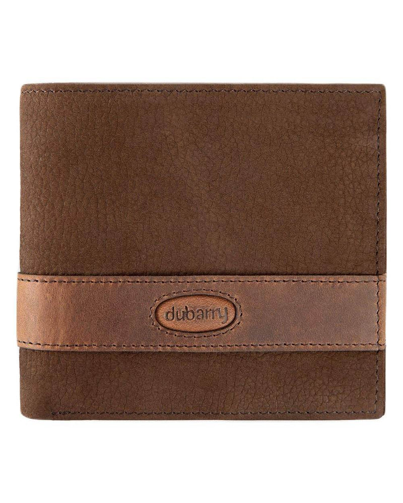 Walnut coloured Dubarry Grafton Wallet on white background 