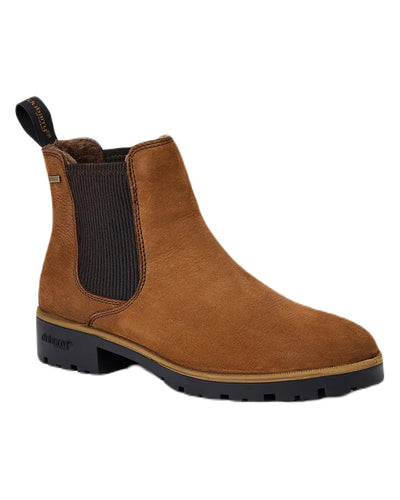 Walnut coloured Dubarry Kilcommon Chelsea Boots on white background #colour_walnut