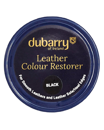 Black coloured Dubarry Leather Colour Restorer on white background #colour_black