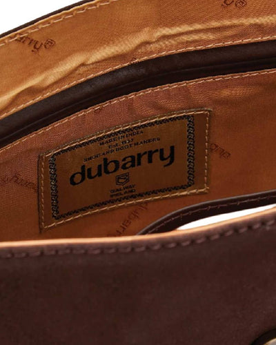 Cigar coloured Dubarry Monart Saddle Bag on white background #colour_cigar