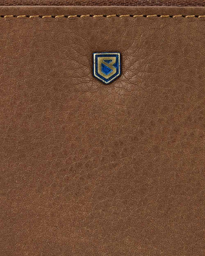 Walnut coloured Dubarry Portlick Leather Purse on white background #colour_walnut