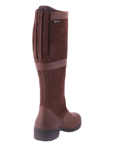 Java coloured Dubarry Womens Sligo Country Boots on white background #colour_java