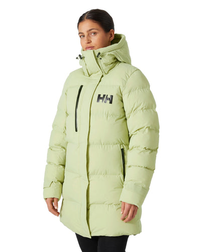 Helly Hansen Adore Ladies Puffy Parka on white background #colour_iced-matcha