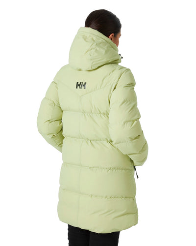 Helly Hansen Adore Ladies Puffy Parka on white background #colour_iced-matcha