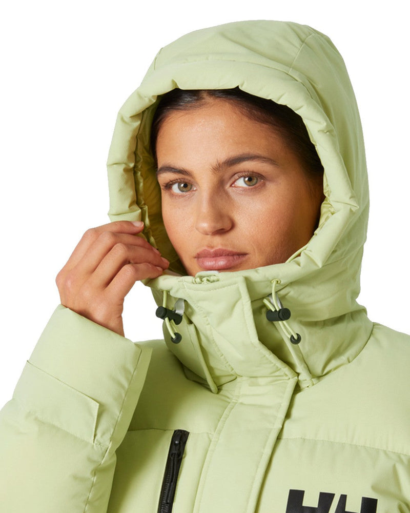 Helly Hansen Adore Ladies Puffy Parka on white background 