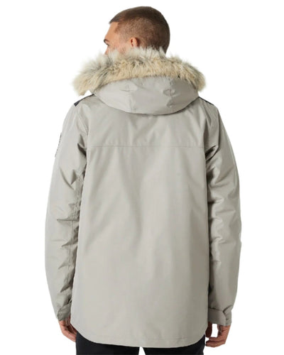 Terrazzo coloured Helly Hansen Mens Coastal 3.0 Parka on white background #colour_terrazzo