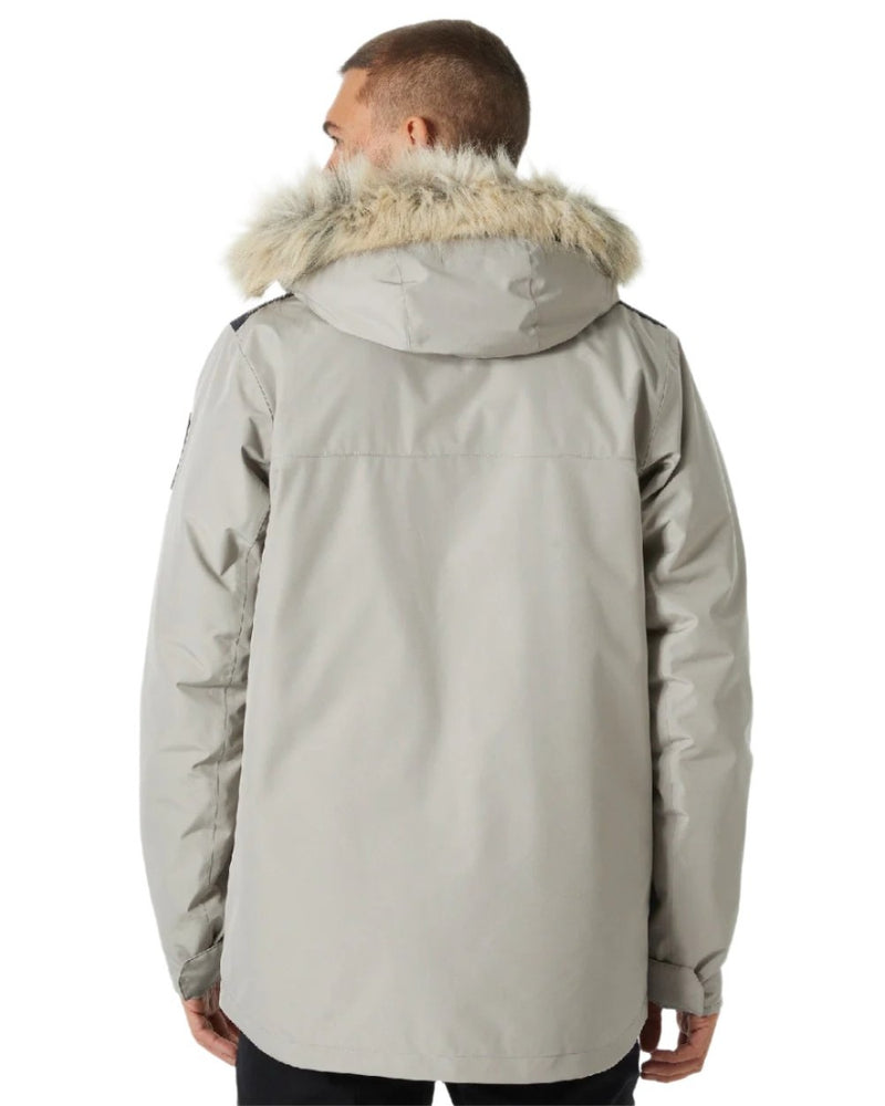 Terrazzo coloured Helly Hansen Mens Coastal 3.0 Parka on white background 