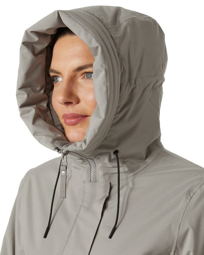 Terrazzo coloured Helly Hansen Victoria Insulated Rain Coat on white background #colour_terrazzo