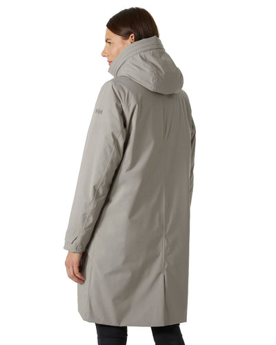 Terrazzo coloured Helly Hansen Victoria Insulated Rain Coat on white background #colour_terrazzo