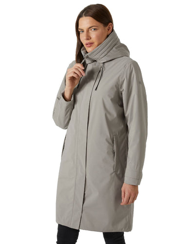 Terrazzo coloured Helly Hansen Victoria Insulated Rain Coat on white background #colour_terrazzo