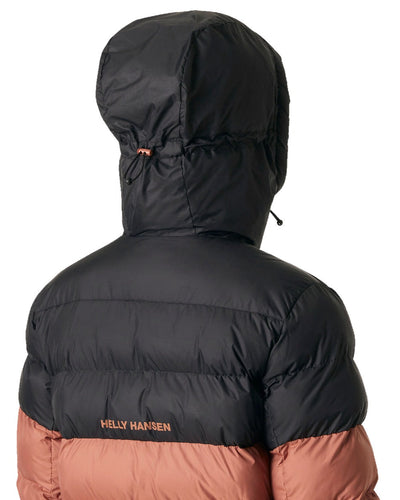 Cedarwood Coloured Helly Hansen Womens Active Puffy Parka on white background #colour_cedarwood