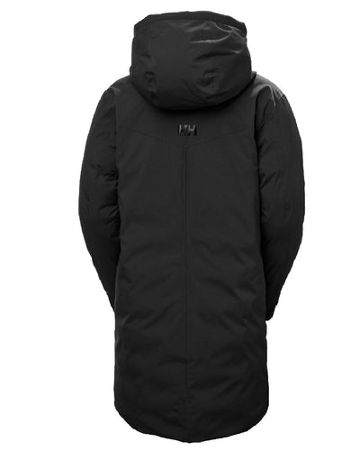 Black coloured Helly Hansen Womens Adore Helly Tech Parka on white background #colour_black