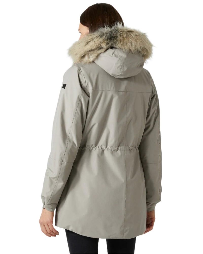 Terrazzo Coloured Helly Hansen Womens Coastal Parka on white background 