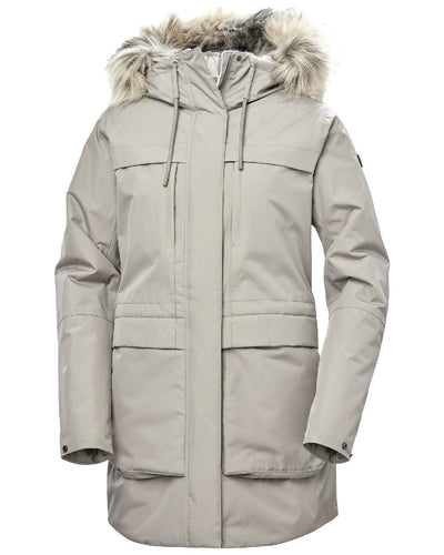 Terrazzo Coloured Helly Hansen Womens Coastal Parka on white background #colour_terrazzo