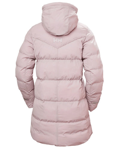 Dusty Syrin Helly Hansen Adore Ladies Puffy Parka on white background #colour_dusty-syrin