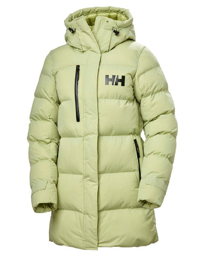 Iced Matcha Helly Hansen Adore Ladies Puffy Parka on white background #colour_iced-matcha