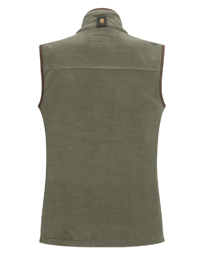 Lovat Coloured Hoggs of Fife Stenton Ladies Fleece Gilet on white background #colour_lovat