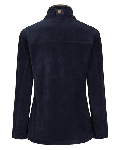 Navy coloured Hoggs of Fife Stenton Ladies Fleece Jacket on white background #colour_navy