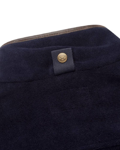 Midnight Navy coloured Hoggs of Fife Stenton Technical Fleece Gilet on white background #colour_midnight-navy