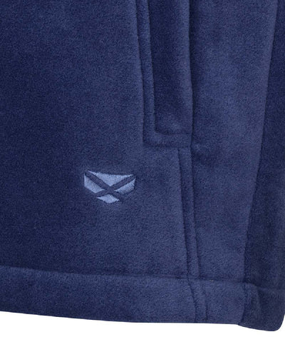 Nordic Blue coloured Hoggs of Fife Stenton Technical Fleece Gilet on white background #colour_nordic-blue