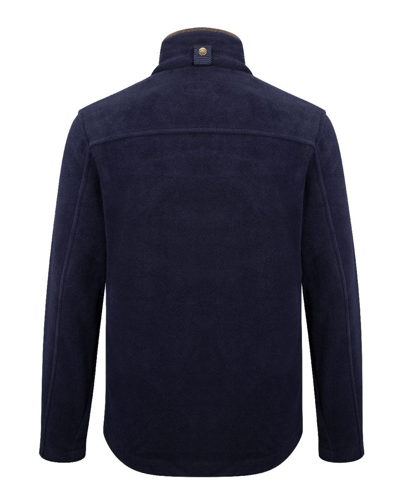 Midnight Navy Hoggs of Fife Stenton Technical Fleece Jacket on white background 