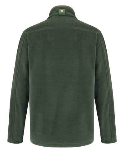 Pine Green Hoggs of Fife Stenton Technical Fleece Jacket on white background #colour_pine-green