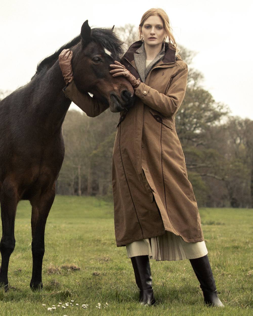 Jack Murphy Erin Waterproof Women's long Coat: Perfect for Dog Walking