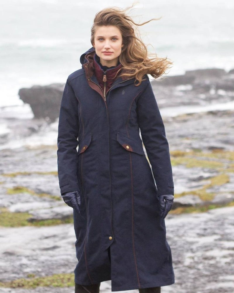 Jack Murphy Erin Waterproof Women's long Coat: Perfect for Dog Walking